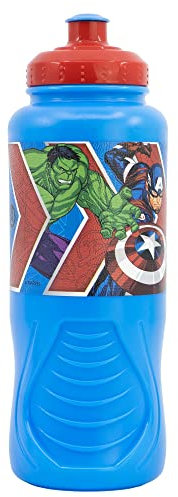 Stor BOTTIGLIA ERGO PER BAMBINI IN PLASTICA 430 ML | AVENGERS HERALDIC ARMY