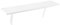 YORKING White Radiator Shelf 60CM, 24x6 inch Floating Radiator Shelf, Shelf over Radiator, No Drilling Needed