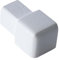 Dalsys 5x Endstück für Fliesenschiene 10mm Quadratprofil Aluminium (eloxiert) Weiß, Fliesenprofil