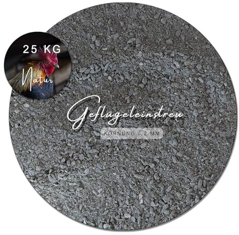 Geflügeleinstreu Hühner einstreu 25kg Badesand Sandbad aus Diabas 0-2 mm sandig