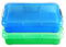 Madzee 15 Inch Portable Sensory Bin Play Tray with Lid (green & blue)
