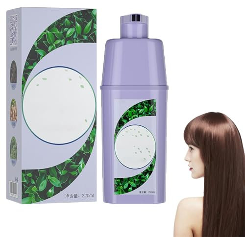EXQST Sanfte Blasen-Haarfarbe, mildes reines Pflanzen-Haarfärbemittel, sofortiges Haarfärbe-Shampoo, pflanzliches Blasen-Haarfärbe-Shampoo, natürliches Haarfärbe-Shampoo, Haushalts-Haarfärbemittel