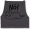 Schürze - Erwachsene - Nö Katze I Lustiges Katzenmotiv I Geschenk Katzenbesitzer I Katzenfan - 85x69 - Anthrazit - für kochschürze mit cat backschürze nein schürzen katzen apron statement