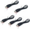 PENGLIN 5PCS 3.2FT 22AWG USB 2.0 Male 2 Core Pigtail Cable - 3A 5V USB Type A Male to 2 Pins Bare Wire Open End Extension Cable for DIY Repair