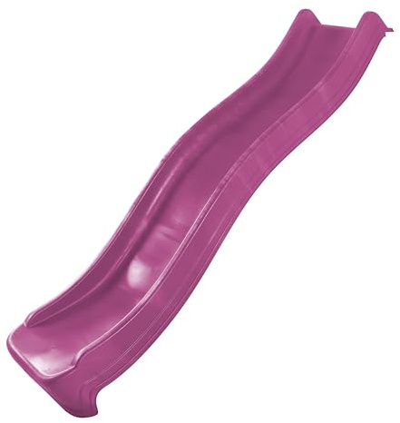 AXI Sky220 Rutsche mit Wasseranschluss Lila - 220 cm | Anbau Element für Kinder Spielturm/Spielhaus/Stelzenhaus | Wasserrutsche/Anbaurutsche für Podesthöhe 120 cm