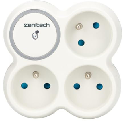 Triplite parafoudre 2P+T Blanc - Bolea - Zenitech