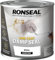 AMK® Ronseal One Coat Damp Seal White 250ml Paint Primer Sealer Stain Block Interior Wall Ceiling Prevents Reappearing Damp Stains Water Marks Nicotine Grease Soot Quick Dry Base Coat