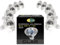 CLAR - Halogen GU4 12V 35W Lampe, 35mm, Warmweiß, Dimmbar, 2700ºK (10er Pack)