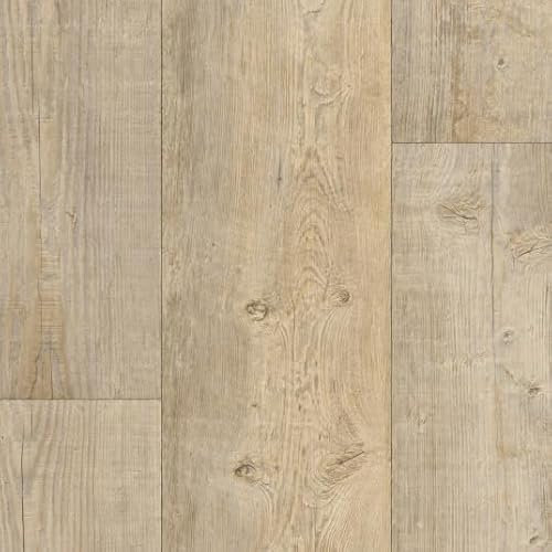 Sol Lino Eco - Imitation parquet Bois Blanc Vieilli - Rouleau de 4m x 2m