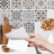 Muralo - Fliesenaufkleber Klebefliesen Selbstklebende Fliesen für Küche Bad Möbel Schrank Wand Mosaikfliesen Küchenruckwand - Beige marokkanisches Mosaik Motiv - 24 Stück 10x10 (60x40cm)