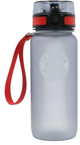 FC Bayern München Tritan Trinkflasche anthrazit-transparent 0,65 l Flasche FCB
