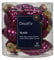 Christbaumschmuck Zapfen 6cm Glas 12 Stück - matt & glänzend - Glaszapfen Christbaumkugeln Weihnachtsbaumkugeln Weihnachten - Weihnachtsbaumschmuck Beere - Granatapfel