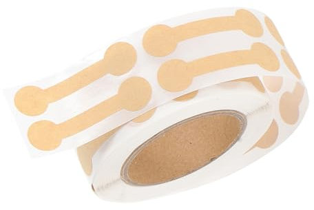 SHINEOFI Preisschilder-aufkleber Für Schmuck Leeres Etikett Schmuck-preisschilder Kraftpapier Selbstklebend Preisgestaltung Schmuck-tags Preisschild-aufkleber Display Einzelhandel