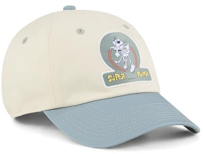 PUMA Jugendliche SUPER Dad Cap Kind Alpine Snow Green Moon White