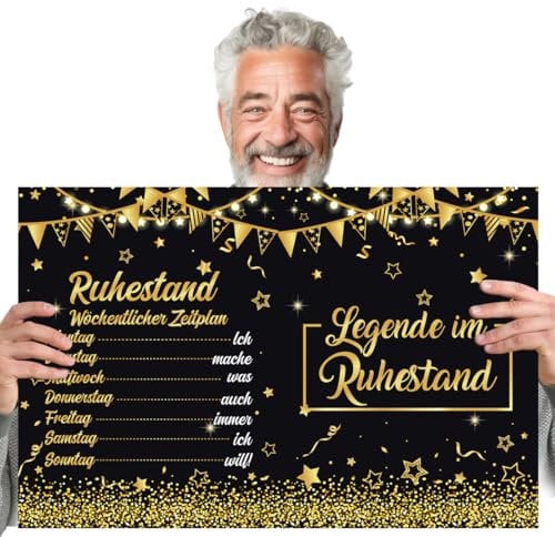 QIMMU Karte Rente Ruhestand, Große Abschiedskarte Kollegen für Lustige Ruhestand Geschenk Abschiedsgeschenk Frau Männer