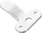 NUOBESTY Electric Cabinet Door Locking Tongue Blank Door Catches and Latches Security Door Lock Latch Backplate Black Door Latch Reinforced Metal Deadbolt Strike Plates Iron Silver
