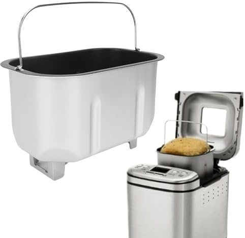 Bread Mold, Bread Maker Bread pan, Non Stick Coated Stainless Steel Double Mixing, with kneading Paddle