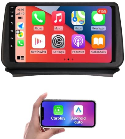Carplay Screen für Vauxhall Opel Zafira Tourer C Van P12 2010-2024 | 9 Zoll 1080P HD-Touchscreen, Kabelloses Carplay und Android-Auto, BT 5.0, Spiegel-Link-Unterstützung
