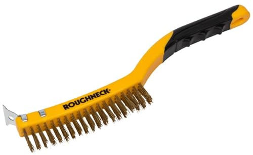 Roughneck ROU52034 Heavy Duty Wire Brush with Scraper