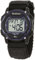 Armitron Sport Unisex Digital Chronograph Nylon Strap Watch, 45/7004 Black/Purple