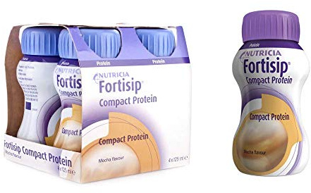 Fortisip Compact 4x125ml (All Flavours) x2 (2 Boxes - 8x125ml) (Mocha)