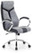 Supply24 since 2004 Designer Racing Leder Chefsessel Bürosessel Bürostuhl Drehstuhl Formula Farbe GRAU SCHWARZ Chrom Fußkreuz, Sportsitz bequemer Sessel fürs Büro günstig