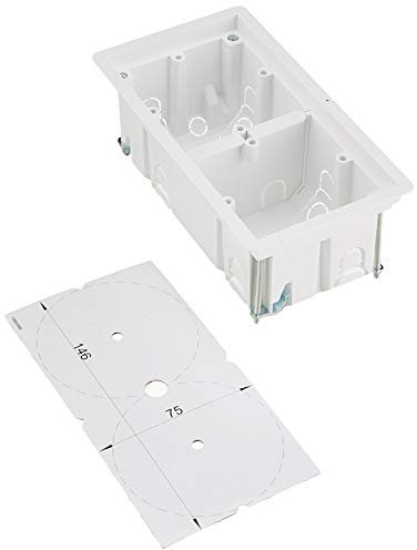 Gira Gerätedose 289700 2f flach E22,Weiß
