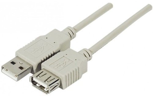 Dexlan Rallonge USB 2.0 AB a a M/F 1,8 m