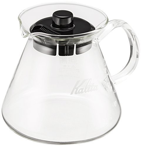 Kalita (Carita) Coffee Server I Pour Over Carafe I 500ml (17oz) I Pot Fits Kalita Drippers I Heat Resistant Glass I Made in Japan I, Single Cup, Clear