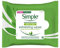 Simple - Paquet de 25 lingettes exfoliantes pour le visage Kind to Skin (lot de 6)