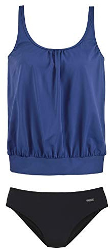 Lascana Damen Oversize-Tankini | Softcups, Mieder, Verstellbare Träger
