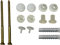 fischer 42834 WB10 WC-Befestigungsset, Kunststoff/Metall