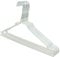 famy.Shop 50 Drahtbügel in weiß, Draht-Kleiderbügel Metall hochwertige Pulverbeschichtung, verzinkte Haken, 2,3mm, 40cm