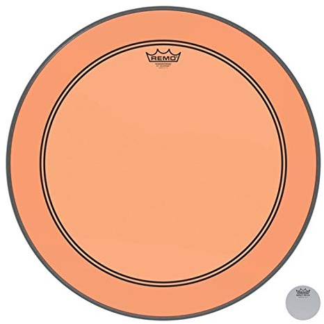 Remo Schlagzeugfell Colortone Powerstroke 3 Clear Orange – 20″ – P3-1320-CT-OG