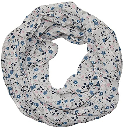 ACC Damen Blumen Seide Loop Schal