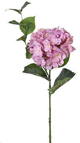 artplants.de Künstliche Hortensie Asuka, lila, 80cm, Ø 15cm - Kunsthortensie - Künstliche Blume