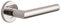 Designer Levers - Eros Lever on Rose Door Handle - Stainless Steel Bar Door Handle - Polished Finish - 1 Pair - Fixings Included - Interior Use