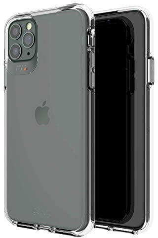 ZAGG Gear4 Crystal Palace D3O Protective Case Compatible with Apple iPhone 11 Pro Max, Wireless Charging, Shockproof, Impact Protection, Anti-Yellowing, (Clear)