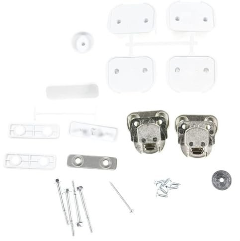 FIGEVIDA Kit 2 Cerniere Chiusura Lavatrice Lavastoviglie per Candy 43013964 Modello Cbwm 814d-s
