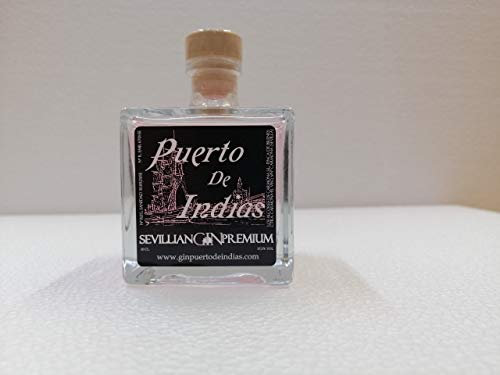 Miniature de Gin Puerto de Indias Fraise 10cl 37,5% d'alcool