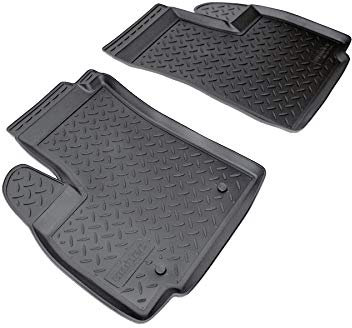Recambo 3D Gummi Fussmatten vorne passend für FIAT Doblo + Doblo Cargo | 2000-2010 | mit Rand