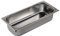 Lacor - 66178 - Cubeta para Helado, Recipiente de Helado, Bandeja Acero Inoxidable 18/10, Heladera, Conserva el Helado, Bordes Perfilados, Apilable, Apta para Lavavajillas, 360x165x80 mm