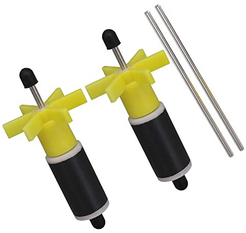 Mxfans 2 Pieces Yellow 16mm Replacement Filter Impeller Rotor Pump Rotor Parts