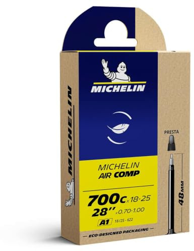 MICHELIN Camera d'Aria 700 x 18/25 A1 Light Valvola Presta 48mm