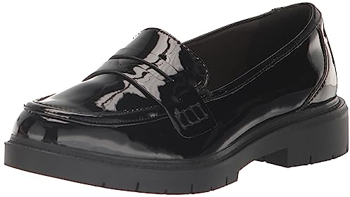 Clarks Black's Westlynn Ayla Loafer, Black Patent Synthetic, 7.5 Medium US