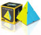 Pyramide Magic Puzzle Cubes，Pyramide Magic Cube Puzzle Magischer Würfel für Schneller und Präziser mit Lebendigen Farben
