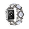 CHARMINGO Pulsera de cuentas bohemia compatible con Apple Watch Band para mujeres y hombres, 42/44/45/46/49 mm, estilo bohemio, vintage, étnico, antiguo, turquesa occidental, correa elástica hecha a