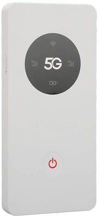 Mobiler 5G WLAN Hotspot, Tragbarer WLAN Router mit Nano SIM Kartensteckplatz, 16 Angeschlossene Geräte, Mobiler 2,4G/5G Reiserouter Im Taschenformat, Sicheres Drahtloses Netzwerk