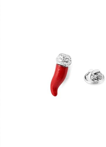 BRERA 67 - broches et pins pour femme en metal en forme de cornet avec couronne, broche femme vetement, broche homme pins, mini broche bijoux, pince decollete femme
