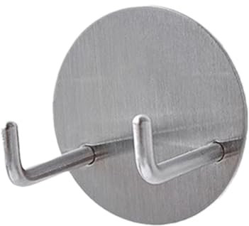 Coffee Portafilter Wall Holder, Stainless Steel Coffee Portafilter Hook, Adhesive Coffee Portafilter Hanger for Home Coffee Shop Kitchen Bathroom Bedroom Corridor